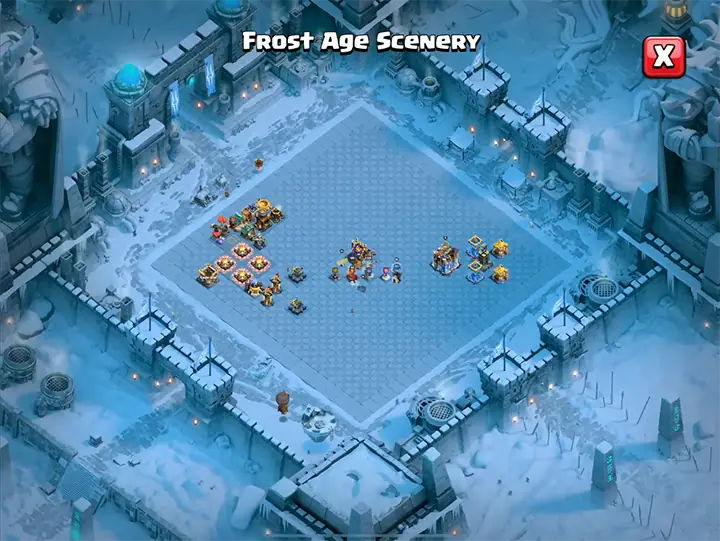 Frost Age Scenery 02 December 2025 - Clash of Clans