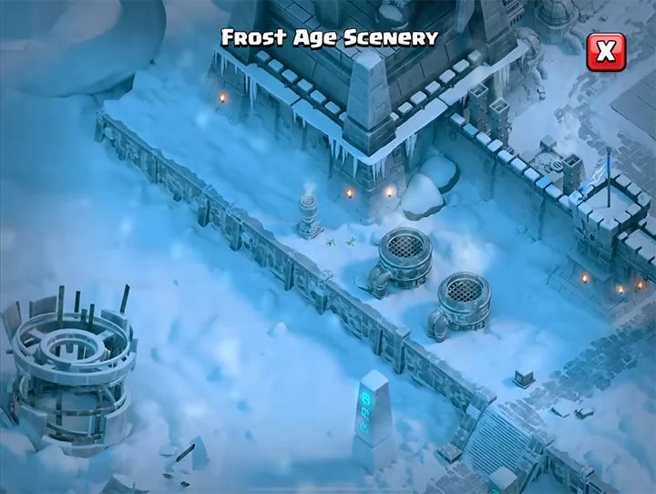 Frost Age Scenery 06 December 2025 - Clash of Clans