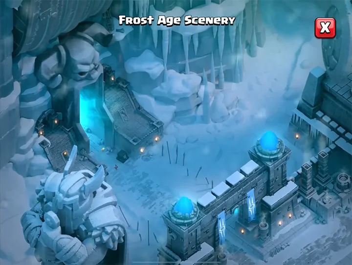 Frost Age Scenery 08 December 2025 - Clash of Clans