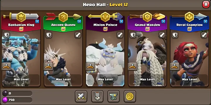 New Heroes Skins for Heroes in Frost Age December 2025