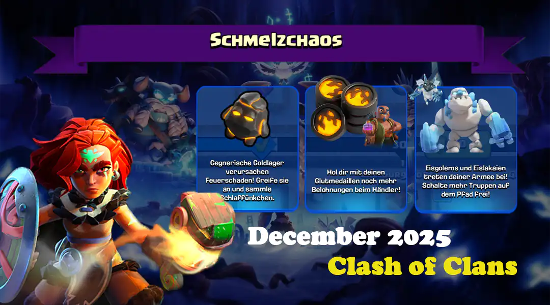 Clash of Clans Basen 115 SchmelzcHAOS Event December 2025 - Clash of Clans