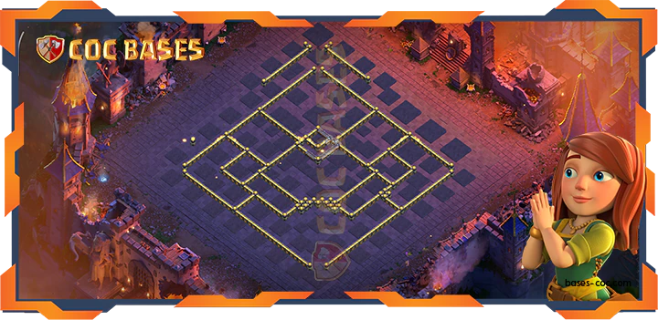 Top Base TH18 with Link, WarCWL, Anti Air Electro Layout - Clash of Clans (110)