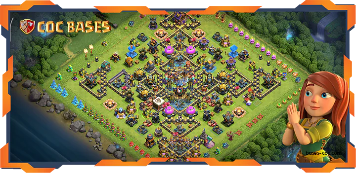 Top Troll Base TH18 with Link, Funny Layout - Clash of Clans (94)