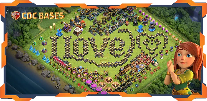 Top Troll Base TH18 with Link, TrollFunny Layout - Clash of Clans (137)