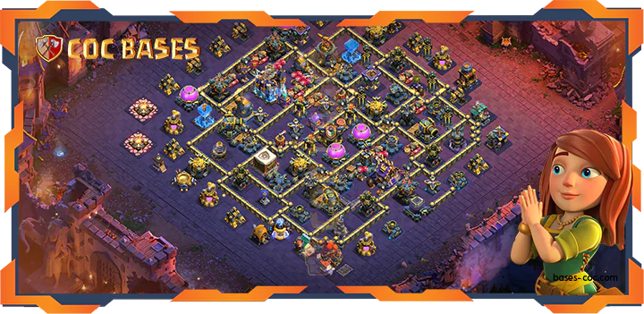 Top War Base TH18 with Link, Anti 3 Star, Anti Everything Layout - Clash of Clans (108)