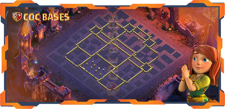 Walls - Top Base TH18 with Link, WarCWL, Anti Everything, Defense Layout - Clash of Clans (143)