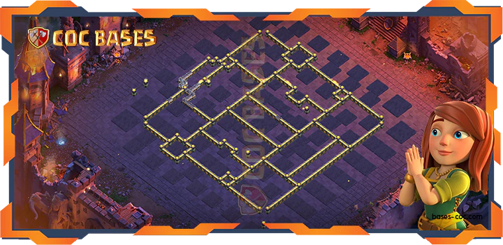 Walls - Top Base TH18 with Link, WarCWL, Defense, Anti AirElectro Layout - Clash of Clans (146)