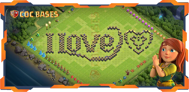 Walls - Top Troll Base TH18 with Link, Funny Layout - Clash of Clans (137)