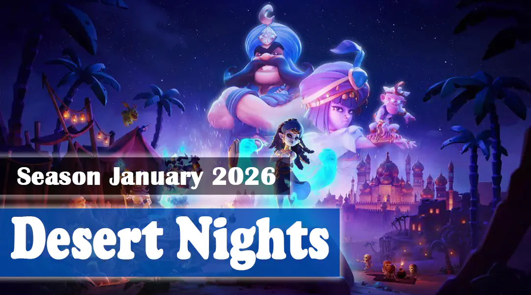 Desert Nights Season January 2026 - Clash of Clans