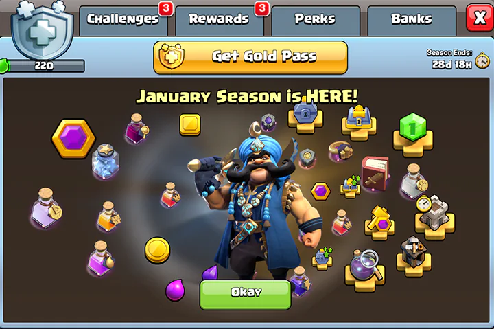 Desert Nights Season January 2026 Starts - Clash of Clans