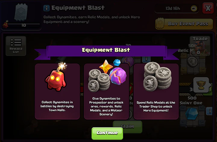 Equipment Blast Event Starts January 2026 - Clash of Clans