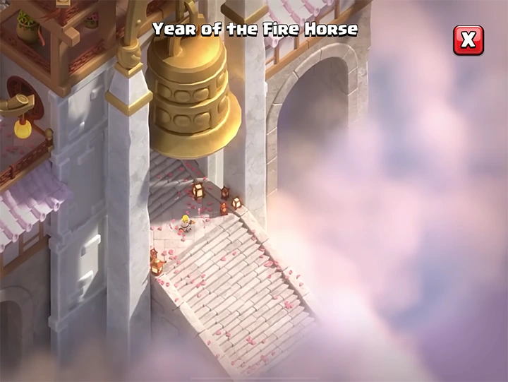 02 Year of the Fire Horse Scenery February 2026 - Clash of Clans