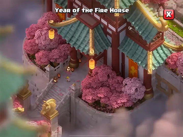 05 Year of the Fire Horse Scenery February 2026 - Clash of Clans