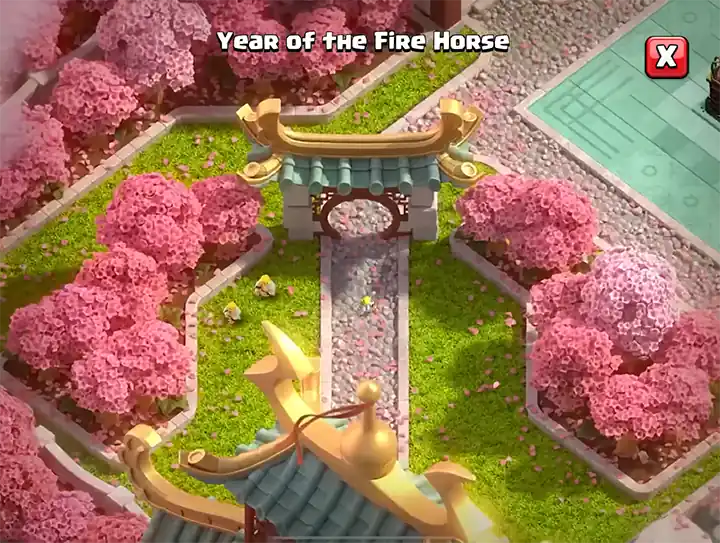 06 Year of the Fire Horse Scenery February 2026 - Clash of Clans
