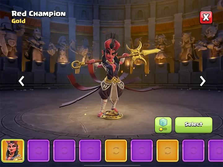 Red Champion - A new skin for the Royal Champion in February 2026 Season