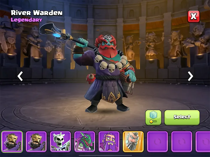 River Warden - A new skin for the Grand Warden in February 2026 Season