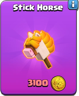 Wise Warriors Event February 2026 - Clash of Clans 59 Wise Warriors Event February 2026 Trader Shop Item 01 Stick Horse - Clash of Clans
