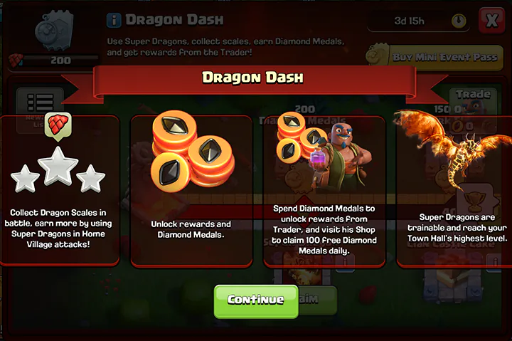 Dragon Dash Medal Event Starts March 2026 - Clash of Clans