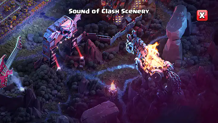 Sound of Clash Scenery 05 April Season 2026 - Clash of Clans