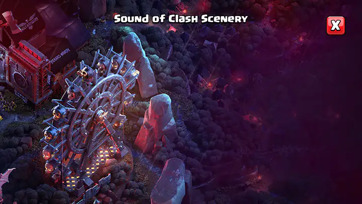 Sound of Clash Scenery 06 April Season 2026 - Clash of Clans