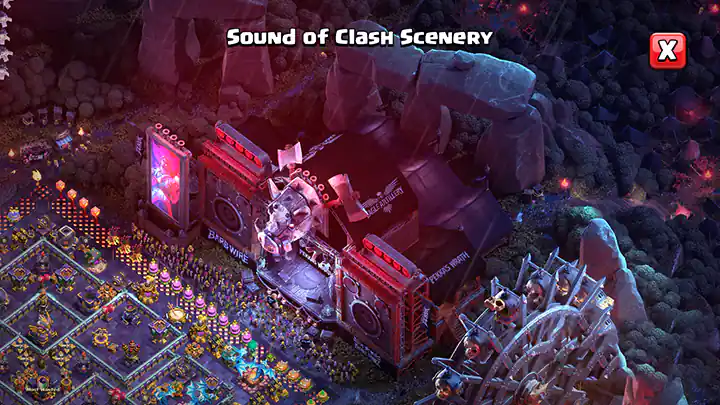 Sound of Clash Scenery 07 April Season 2026 - Clash of Clans