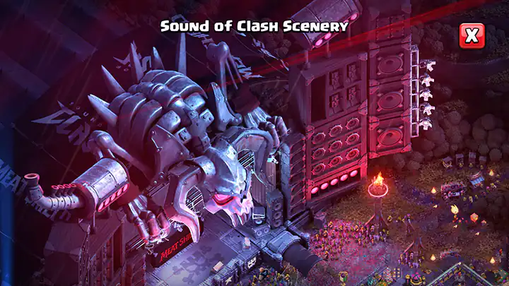 Sound of Clash Scenery 09 April Season 2026 - Clash of Clans