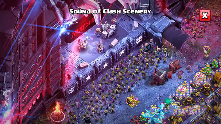 Sound of Clash Scenery 10 April Season 2026 - Clash of Clans