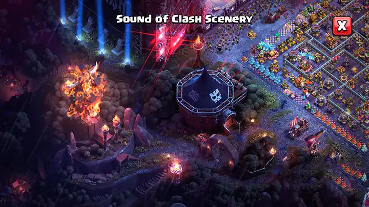 Sound of Clash Scenery 11 April Season 2026 - Clash of Clans