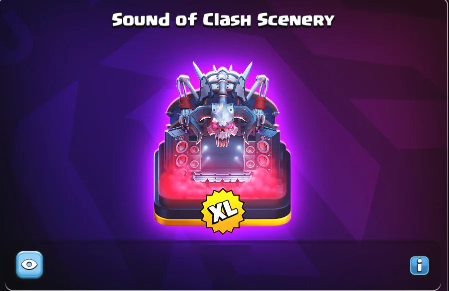 Sound of Clash Scenery April Season 2026 - Clash of Clans