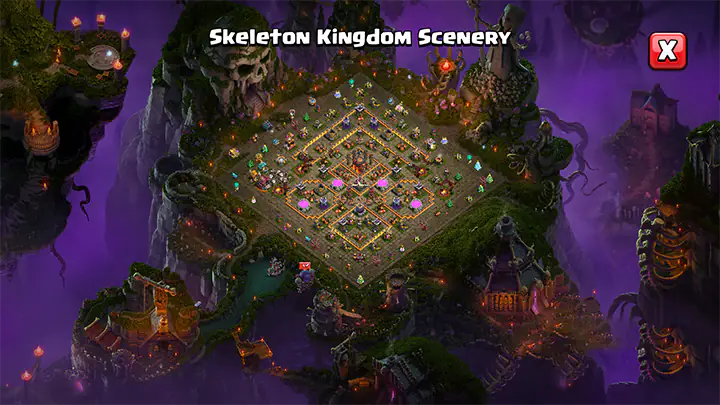 Skeleton Kingdom Scenery 03 - May 2026 - Clash of Clans