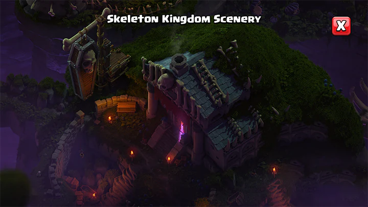 Skeleton Kingdom Scenery 04 - May 2026 - Clash of Clans