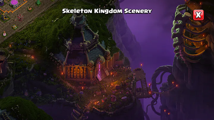 Skeleton Kingdom Scenery 05 - May 2026 - Clash of Clans