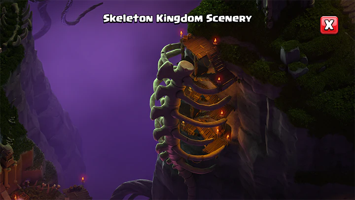 Skeleton Kingdom Scenery 06 - May 2026 - Clash of Clans