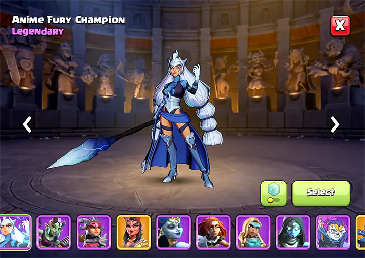 Anime Fury Champion - New Skin for Royal Champion in Anime Fury Season June 2026 Clash of Clans