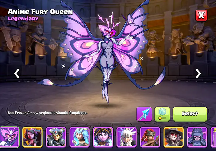 Anime Fury Queen - A New Skin for Archer Queen in Anime Fury Season June 2026 Clash of Clans