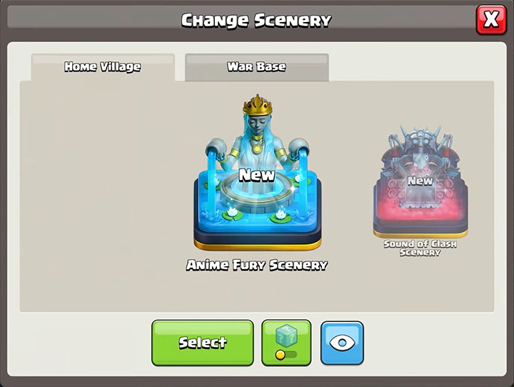 Anime Fury Scenery in June 2026 Season - Clash of Clans