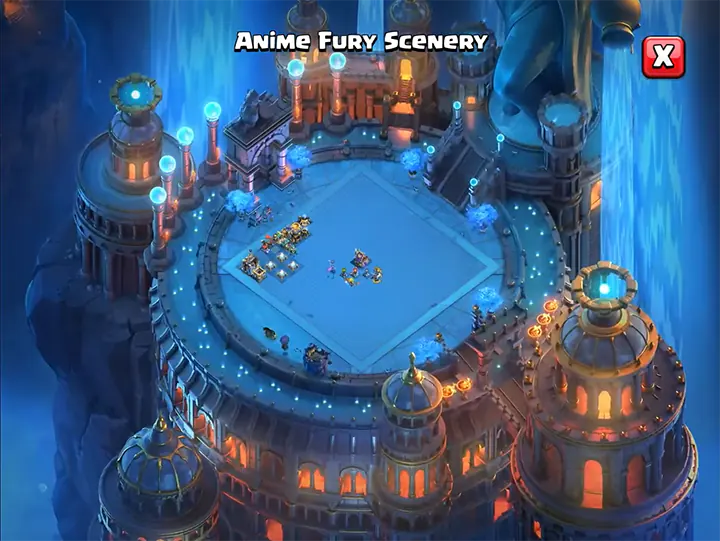 Scene 01 - Anime Fury Scenery in June 2026 Season - Clash of Clans