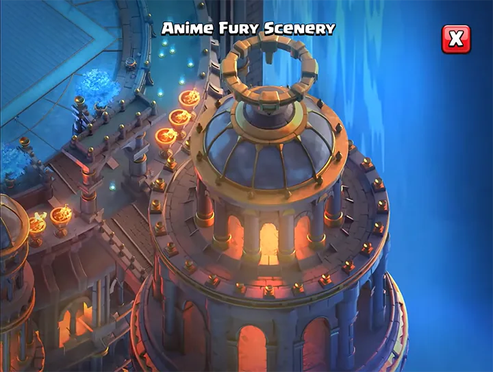 Scene 05 - Anime Fury Scenery in June 2026 Season - Clash of Clans