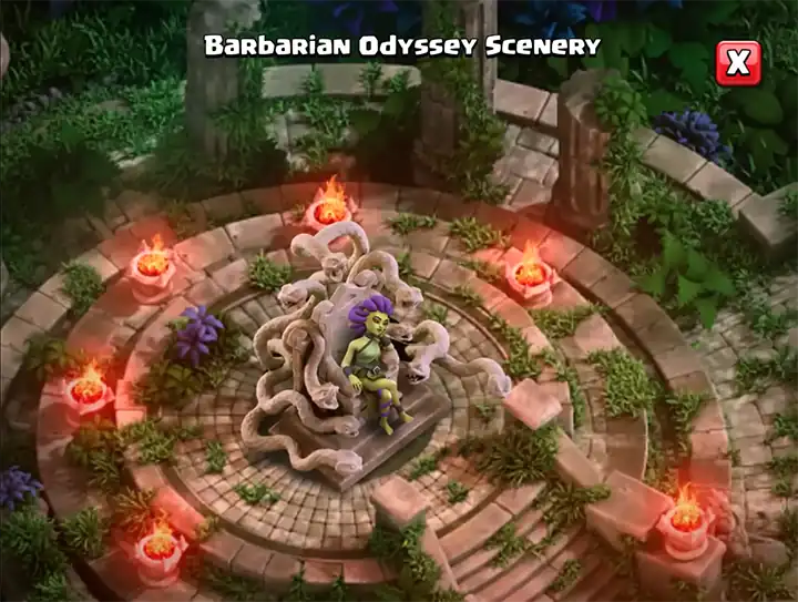 Barbarian Odyssey Scenery 13 - Season July 2026 - Clash of Clans