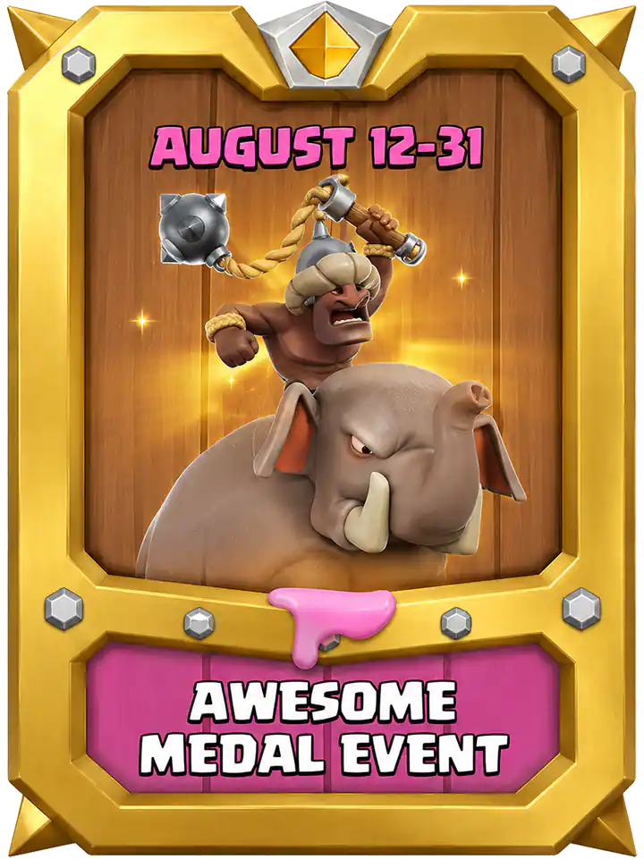 Awesome Medal Event August 2026 - Clash of Clans