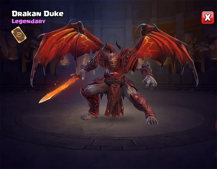 Drakan Duke - Skin for Dragon Duke in The Awesome Quset Season August 2026 - Clash of Clans