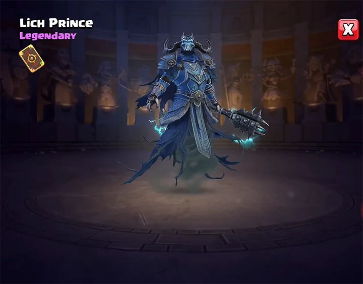 Lich Prince - Skin for Grand Warden in The Awesome Quset Season August 2026 - Clash of Clans