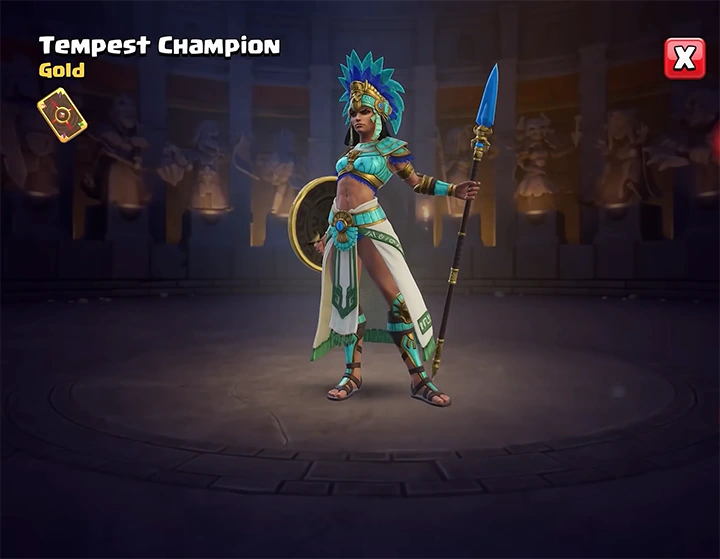 New Tempest Champion - Skin for Royal Champion in The Awesome Quset Season August 2026 - Clash of Clans
