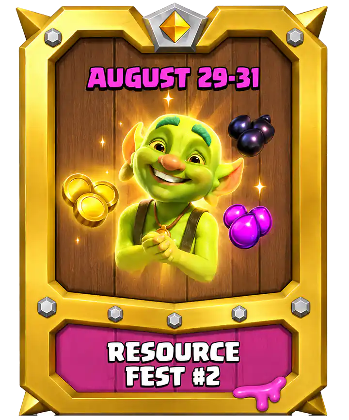 Resource Fest #2 August 2026 - Clash of Clans