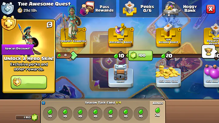 The Awesome Quset Season August 2026 is Started - Clash of Clans
